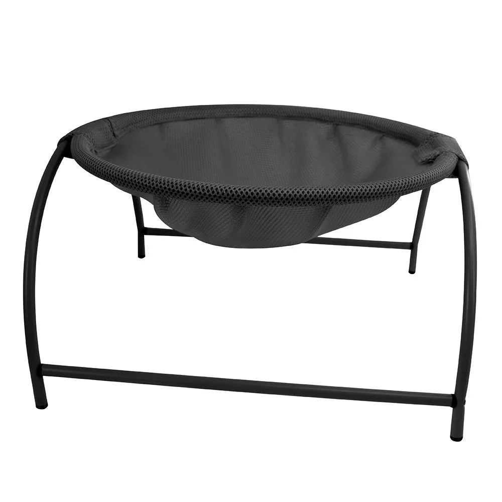 cat bed hammock black