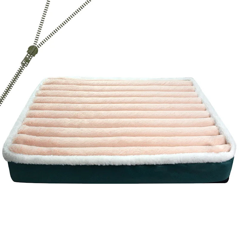 dog mat bed pink