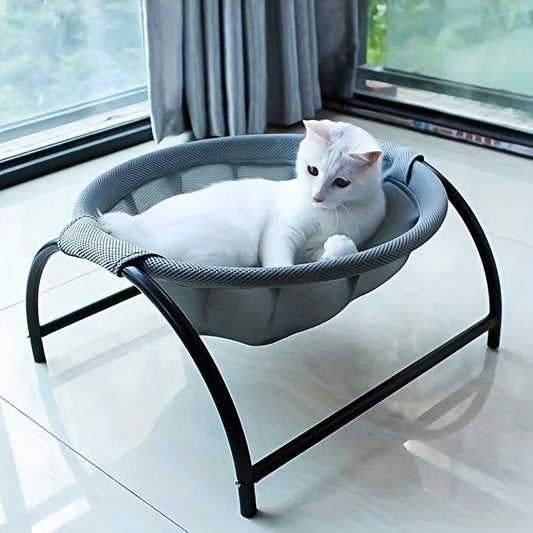 Cat bed with cat inside