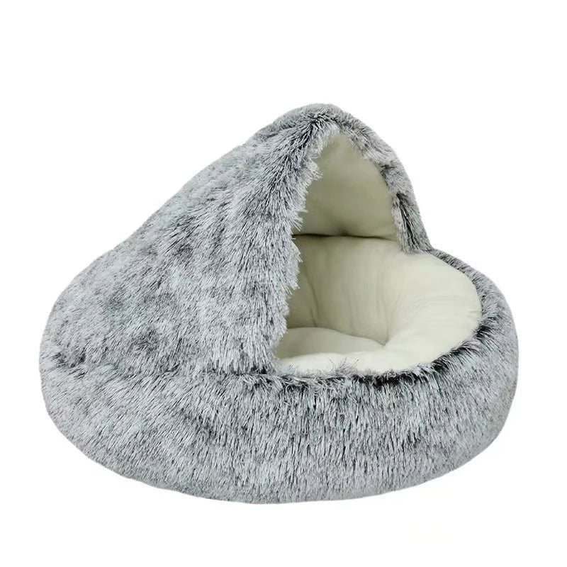 cat bed nest blue